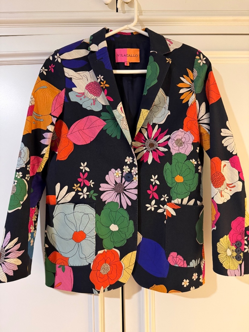 Vilagallo Floral Blazer